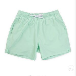 Bearbottom Stretch Swim 7” inseam swim shorts in the color “mint”